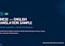 translate english and chinese with human proofreading